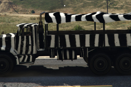 Zebra truck
